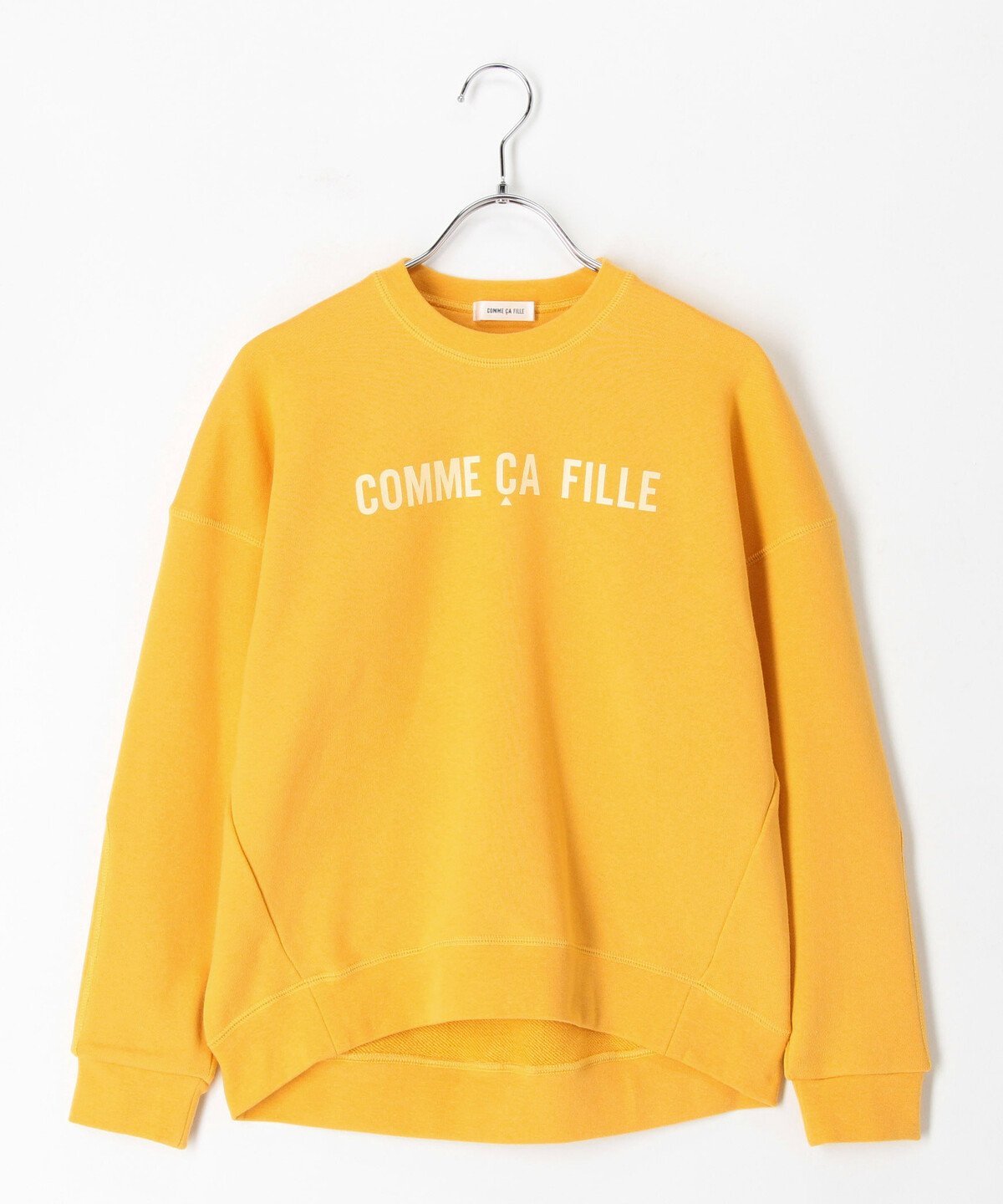 COMME CA FILLE [140cm~]裏毛 三本針トレーナー コムサ・フィユ トップス スウェット・トレーナー【送料無料】