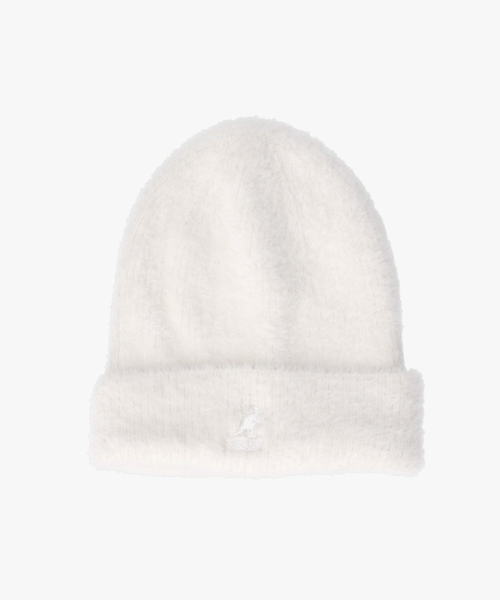 KANGOL FAUX FUR BEANIE オーバーライド 帽子 ニット帽・ビーニー ブラック ピンク ホワイト ネイビー