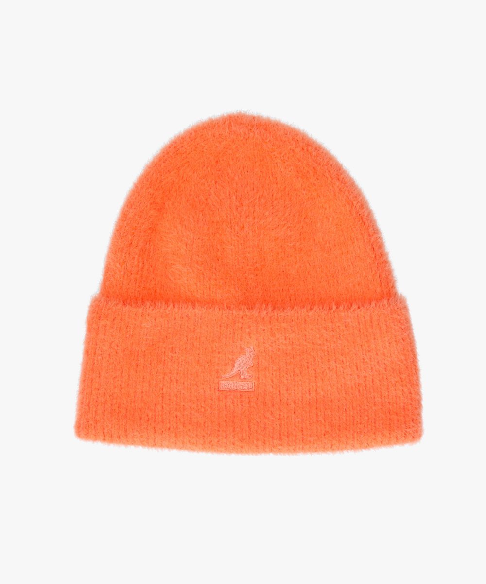 KANGOL FAUX FUR BEANIE オーバーライド 帽子 ニット帽・ビーニー ブラック ピンク ホワイト ネイビー