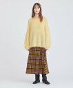 【SALE/50%OFF】HOUSE OF LOTUS フラッフィーチェックベルトフレアスカート ハウス オブ ロータス スカート その他のスカート【送料無料】