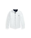 POLO RALPH LAUREN (ボーイズ 2才~7才)コットン インターロック シャツ ラルフローレン トップス シャツ・ブラウス ホワイト【送料無料】