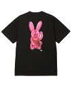 X-girl GUMMY BUNNIES S/S TEE Tシャツ X-girl エックスガール トップス カットソー Tシャツ ブラック ホワイト【送料無料】