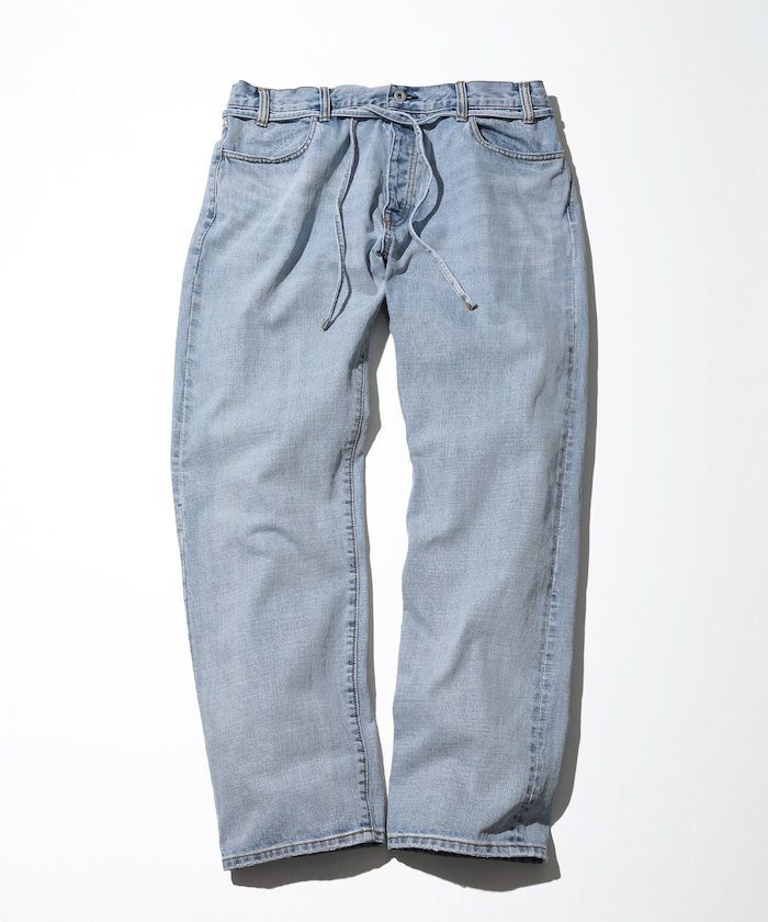 CAHLUMN Selvedge Denim Pant "straight" フリークスストア パンツ ジーンズ・デニムパンツ ブルー グレー【送料無料】