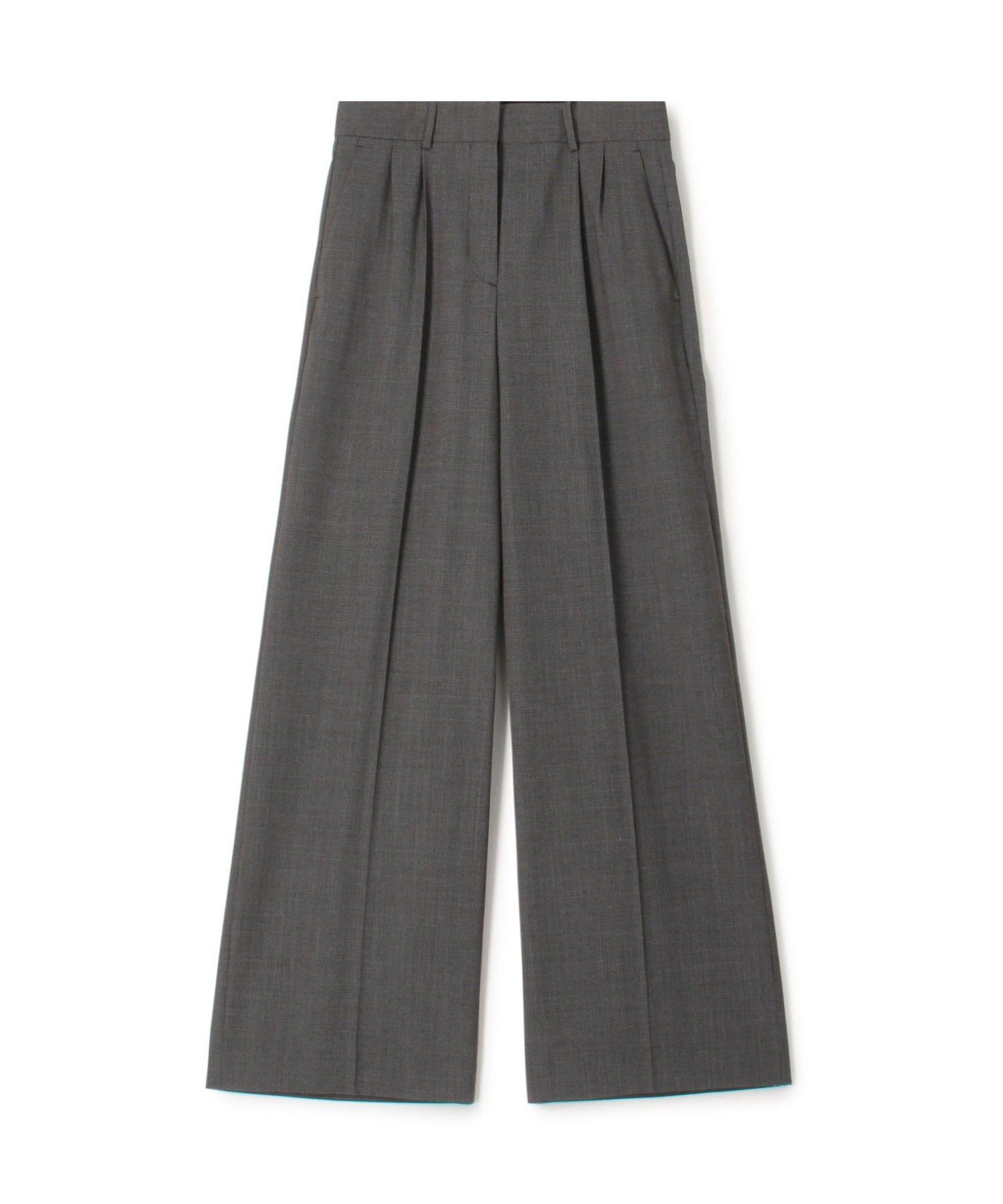 【SALE／60%OFF】DES PRES ハイツイストギャバジン タックパンツ トゥモローランド パンツ スラックス・ドレスパンツ ブラック ベージュ グレー【送料無料】