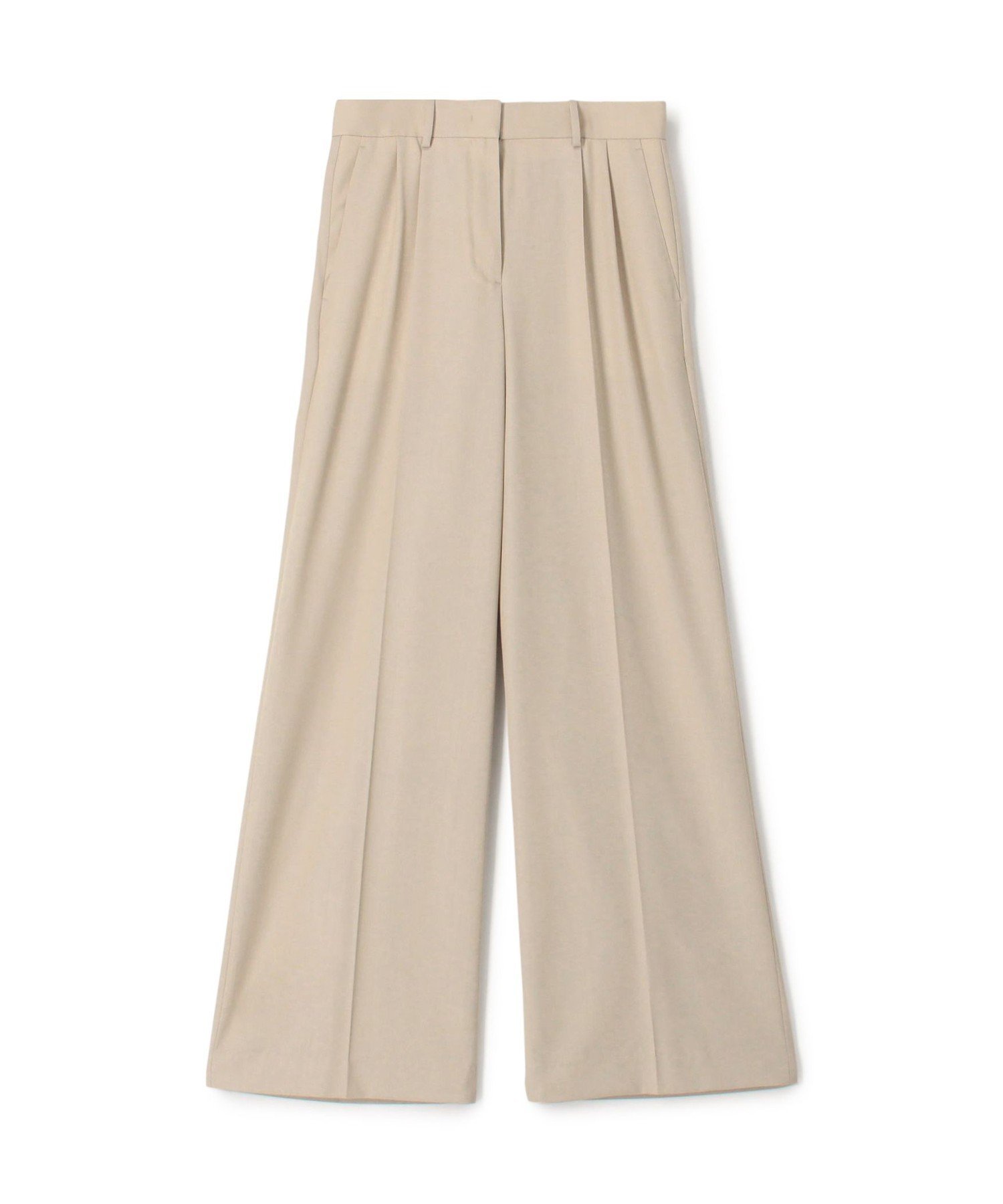 【SALE／60%OFF】DES PRES ハイツイストギャバジン タックパンツ トゥモローランド パンツ スラックス・ドレスパンツ ブラック ベージュ グレー【送料無料】