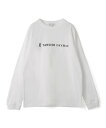 【SALE/20%OFF】JAYRO メガネザルリブ付きロンT ジャイロ トップス カットソー・Tシャツ ホワイト