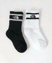 【SALE/10%OFF】UNITED ARROWS green label relaxing <THE NORTH FACE>ラン 2P クルー ソックス /...
