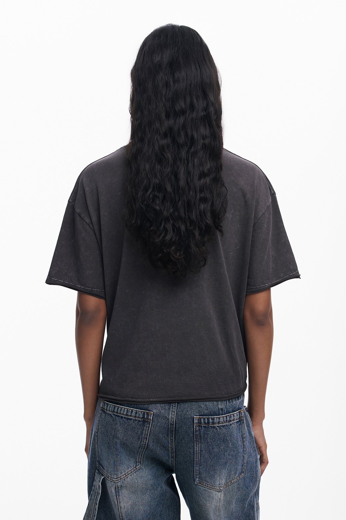 TSBOOTS Tシャツショートスリーブ デシグアル トップス カットソー・Tシャツ グレー
