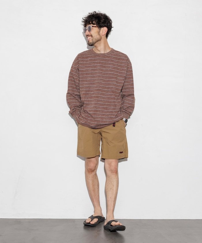 GRAMICCI NYLON PACKABLE G-SHORT 25SS フリークスストア パンツ その他のパンツ ベージュ ブラウン ブラック グリーン レッド ネイビー【送料無料】