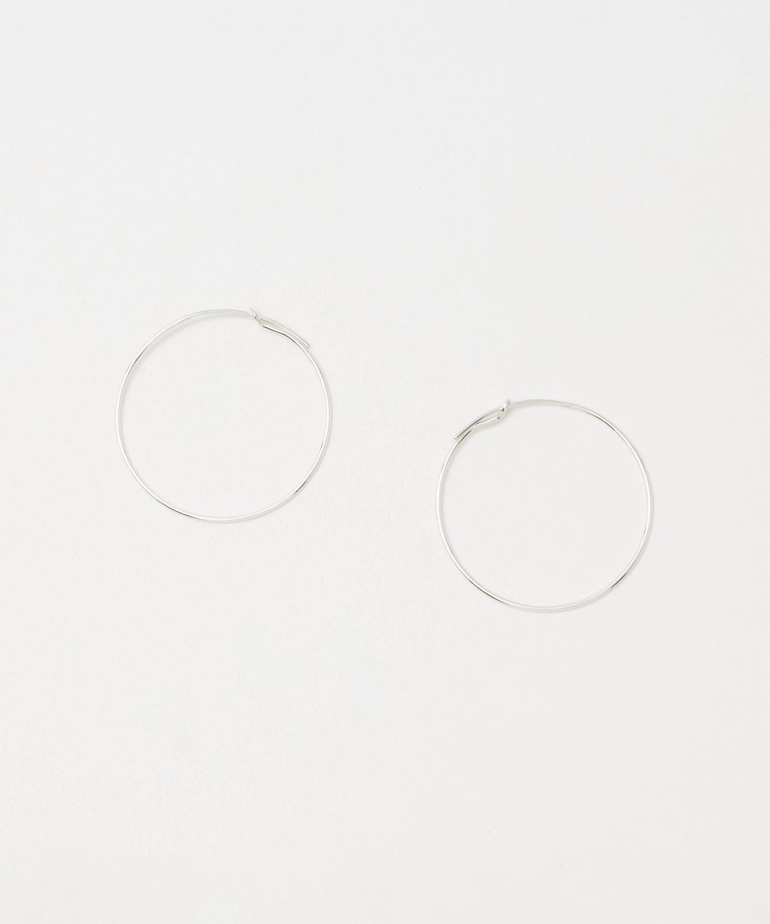 UNITED ARROWS SILVER925 フープピアス ユナイテッドアローズ アクセサリー・腕時計 ピアス シルバー【送料無料】