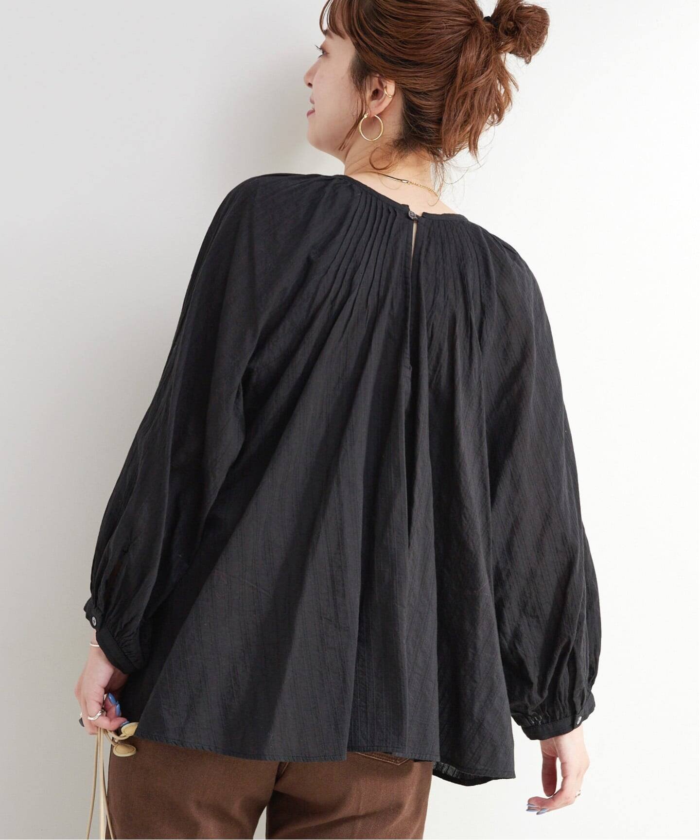 【SALE／50%OFF】B.C STOCK 手洗い可 / 2WAYドビーピンタックブラウス ベーセーストック トップス シャツ・ブラウス ブラック ワインレッド ホワイト