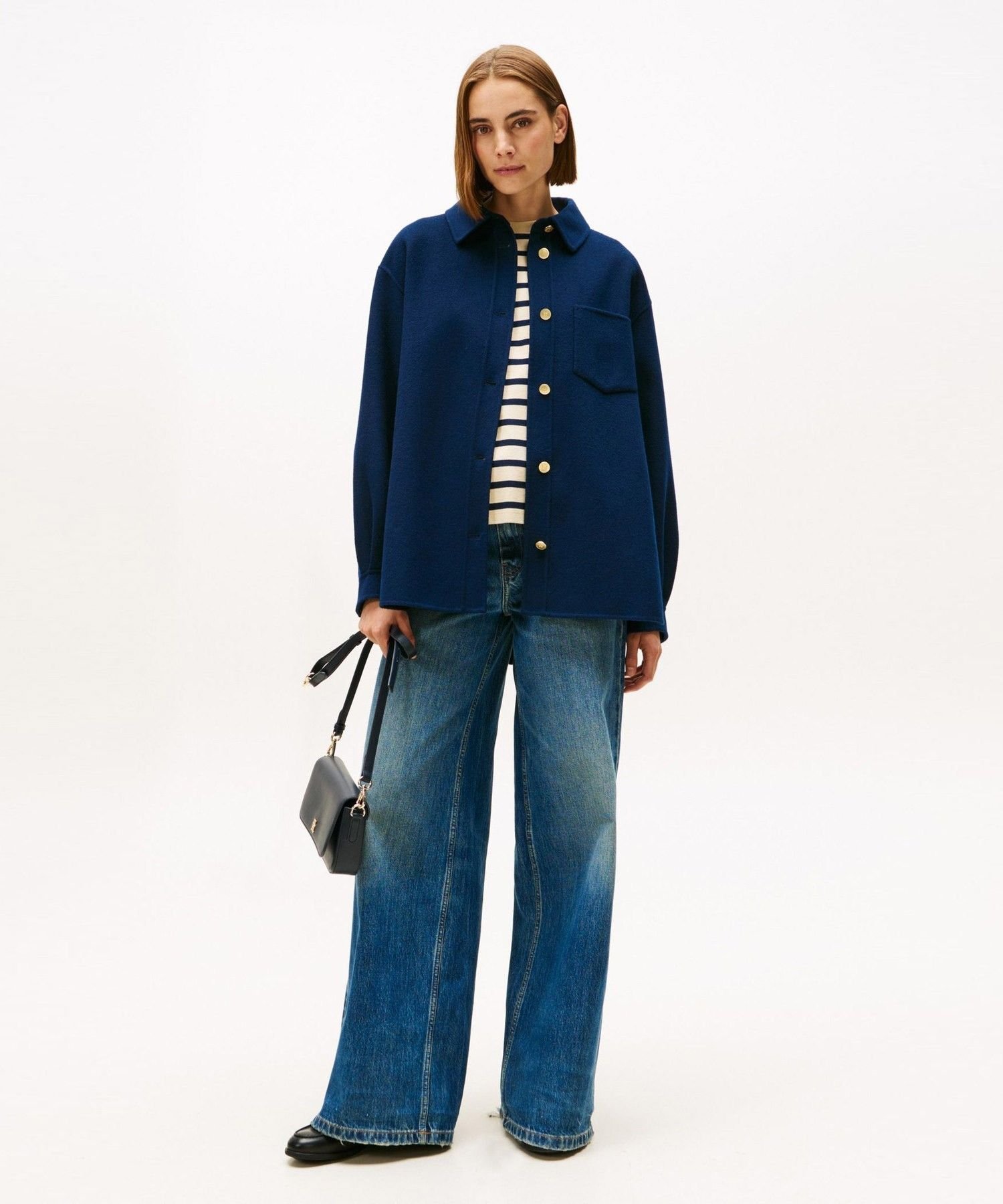 【SALE／40%OFF】TOMMY HILFIGER ウール混ジャケット トミーヒルフィガー ジャケット・アウター ブルゾン・ジャンパー ネイビー【送料無料】