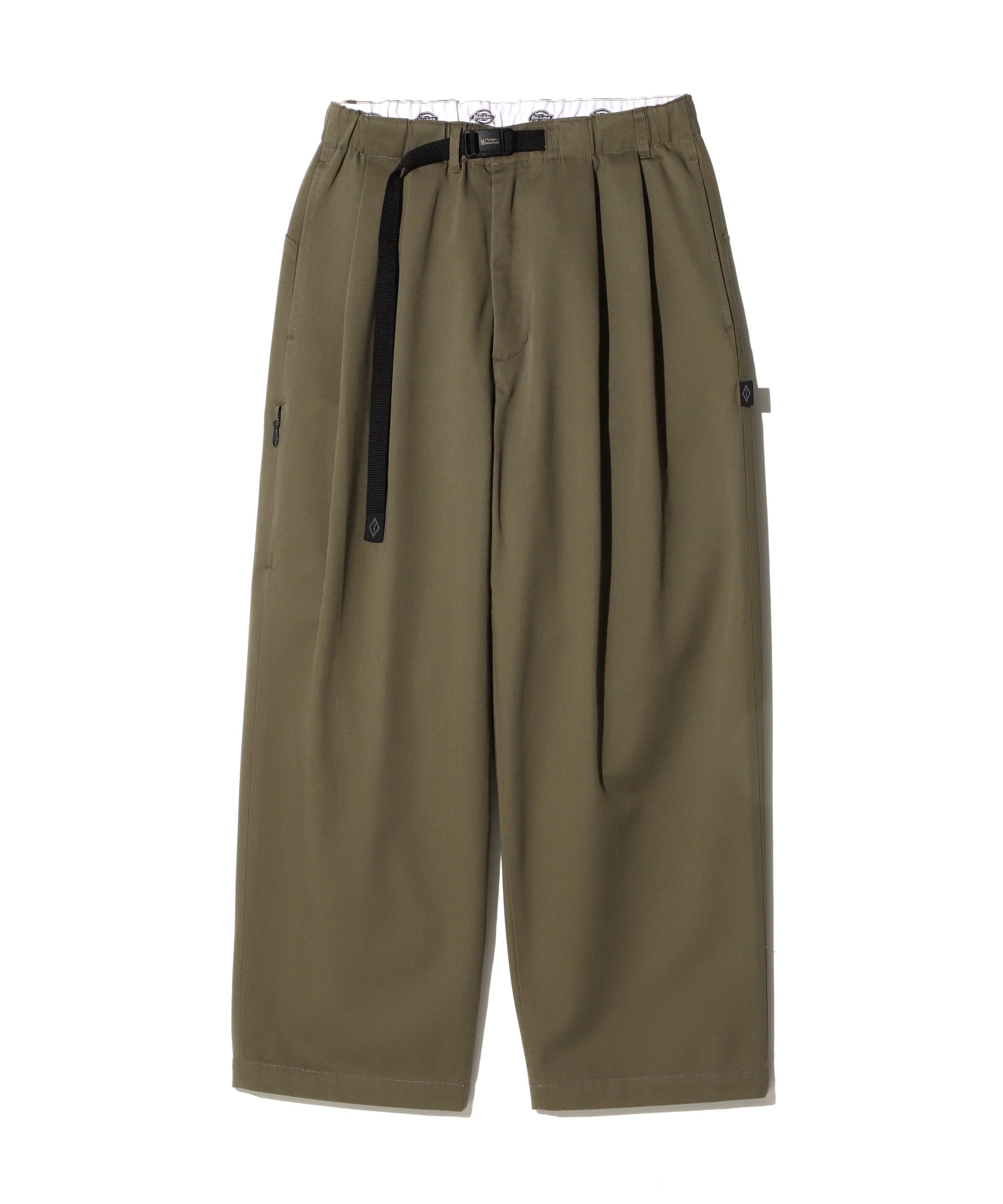 MANASTASH MANASTASH/マナスタッシュ/×DICKIES/ディッキーズ/EXTRA MILE TUCK PANTS マナスタッシュ パンツ その他のパンツ ブラック グレー カーキグリーン【送料無料】