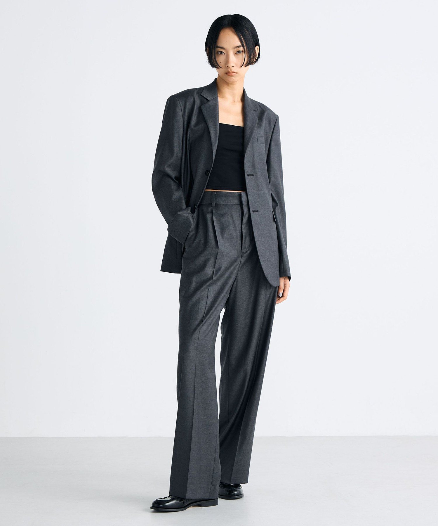 【SALE／40%OFF】EDITION Super130's Loro Piana テーラードジャケット トゥモローランド ジャケット・アウター テーラードジャケット・ブレザー ブラック【送料無料】