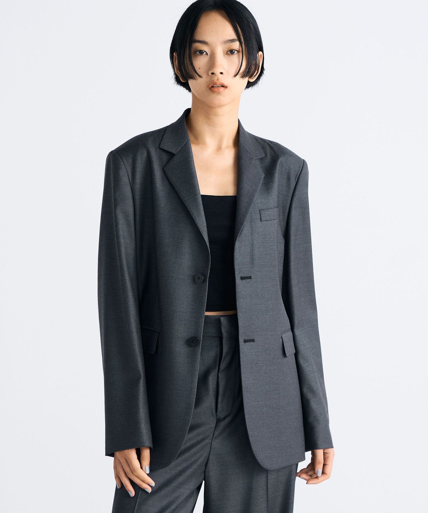 【SALE／40%OFF】EDITION Super130's Loro Piana テーラードジャケット トゥモローランド ジャケット・アウター テーラードジャケット・ブレザー ブラック【送料無料】