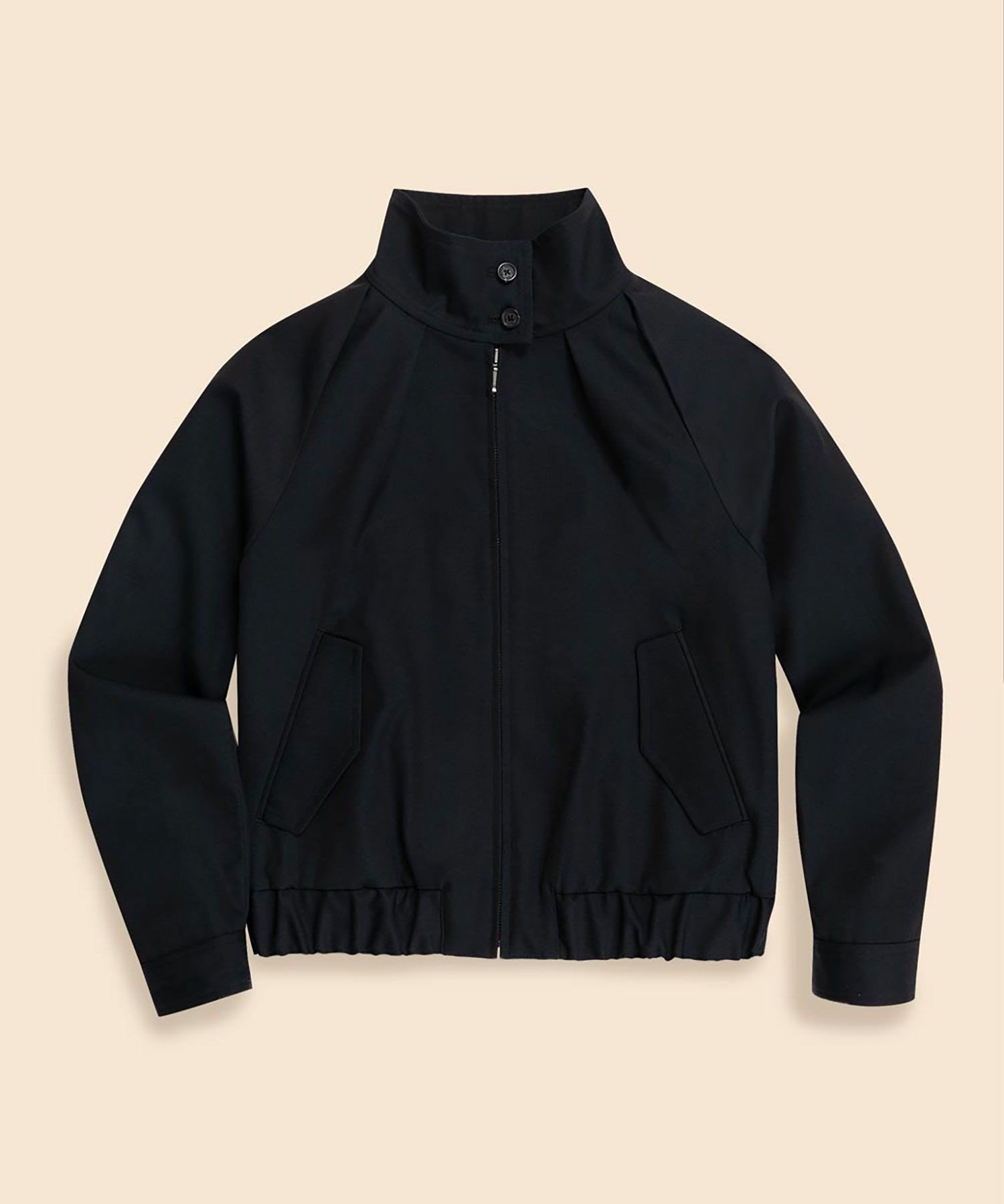 BROOKS BROTHERS ウール フロントタック ボマージャケット ブルックス ブラザーズ ジャケット・アウター ブルゾン・ジャンパー ネイビー【送料無料】