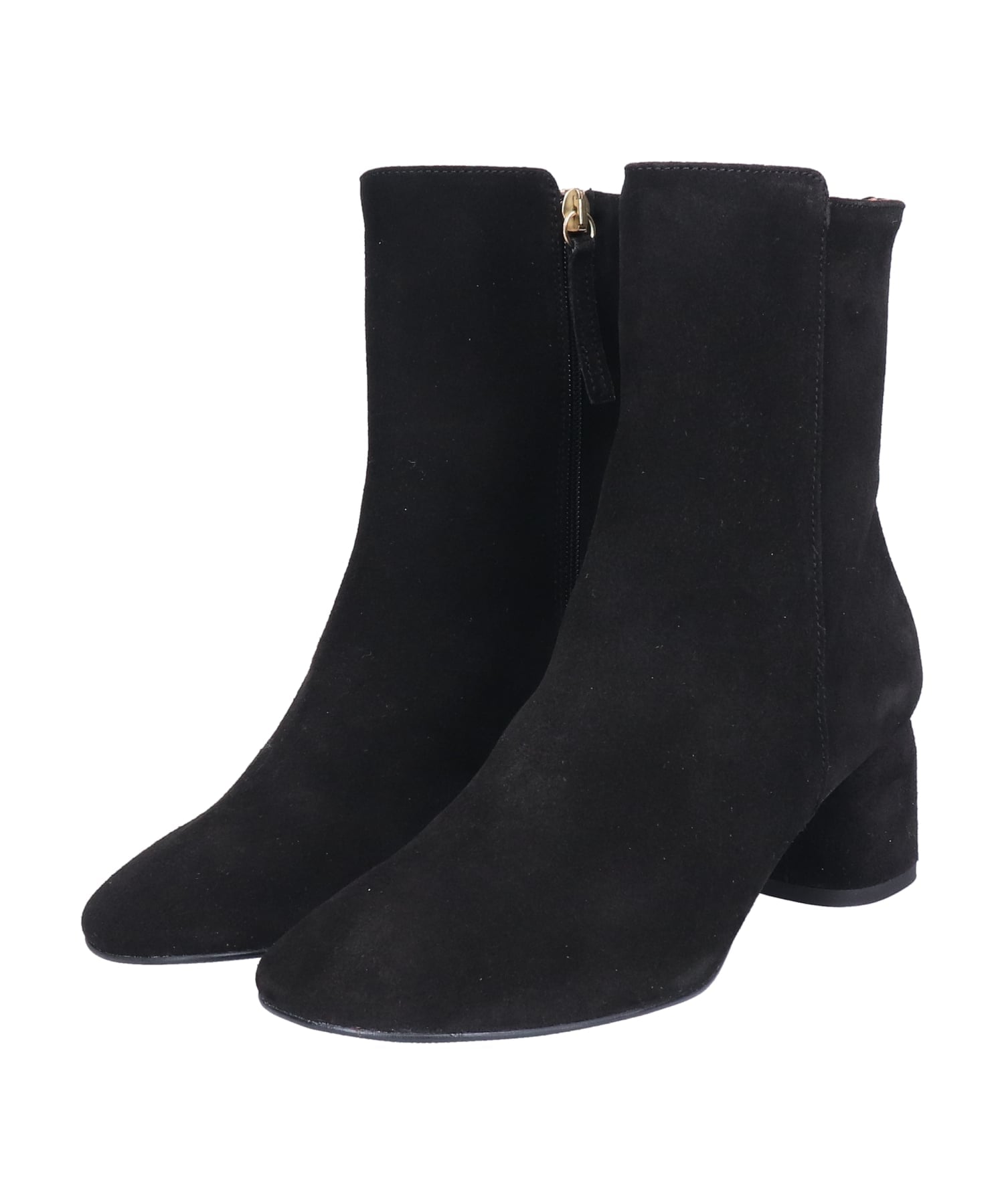 【SALE／37%OFF】ANGEL ALARCON 【ANGEL ALARCON】オブリークトウミドルヒールブーツ インターショシュール シューズ・靴 ブーツ【送料無料】