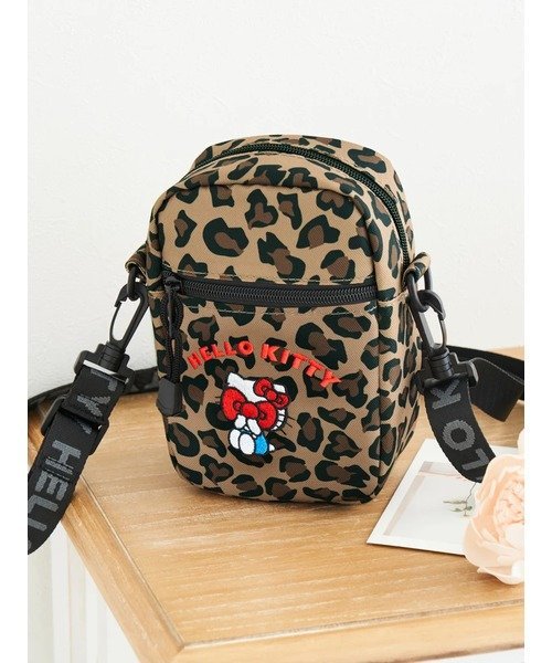 Ludic Park ハローキティヒョウ柄リボンミニショルダーバッグ ルディックパーク バ...