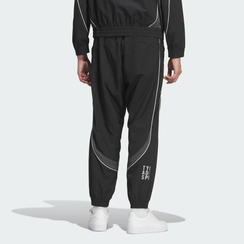 adidas 【公式】アディダス adidas BRAND LOVE ルーズフィット ライトウーブン フルレングス エラスティックカフ パンツ アディダス パンツ その他のパンツ ブラック【送料無料】