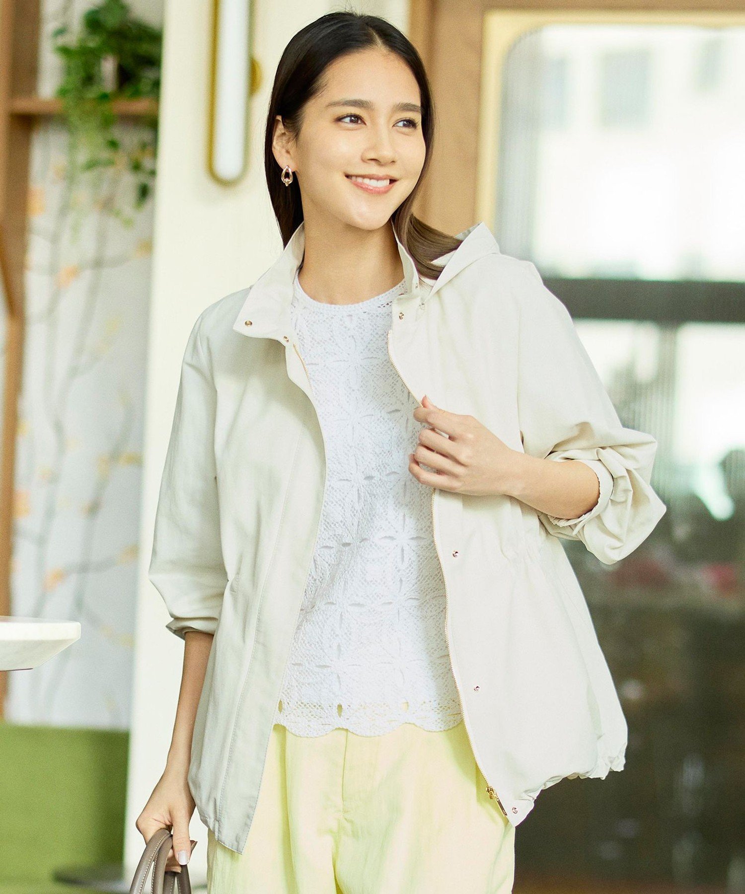 自由区 【ご好評につき再入荷・フード取り外し可能】コットンナイロンタッサー ブルゾン II ジユウク ジャケット・アウター ブルゾン・ジャンパー ブラック ベー...