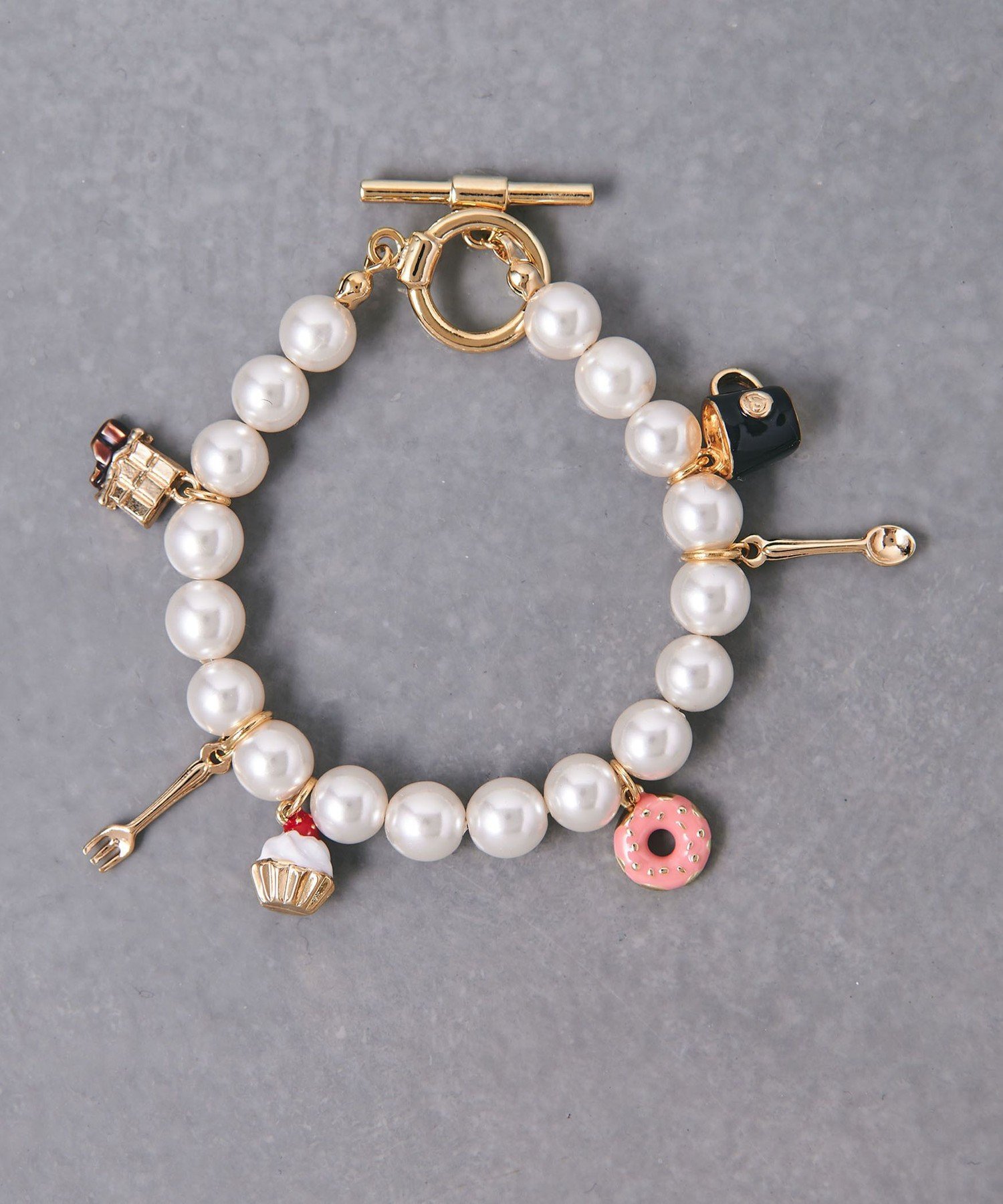 【SALE／50%OFF】UNITED ARROWS チャーム イミテーションパール ブレスレット ユナイテッドアローズ アウトレット アクセサリー・腕時計 ブ...