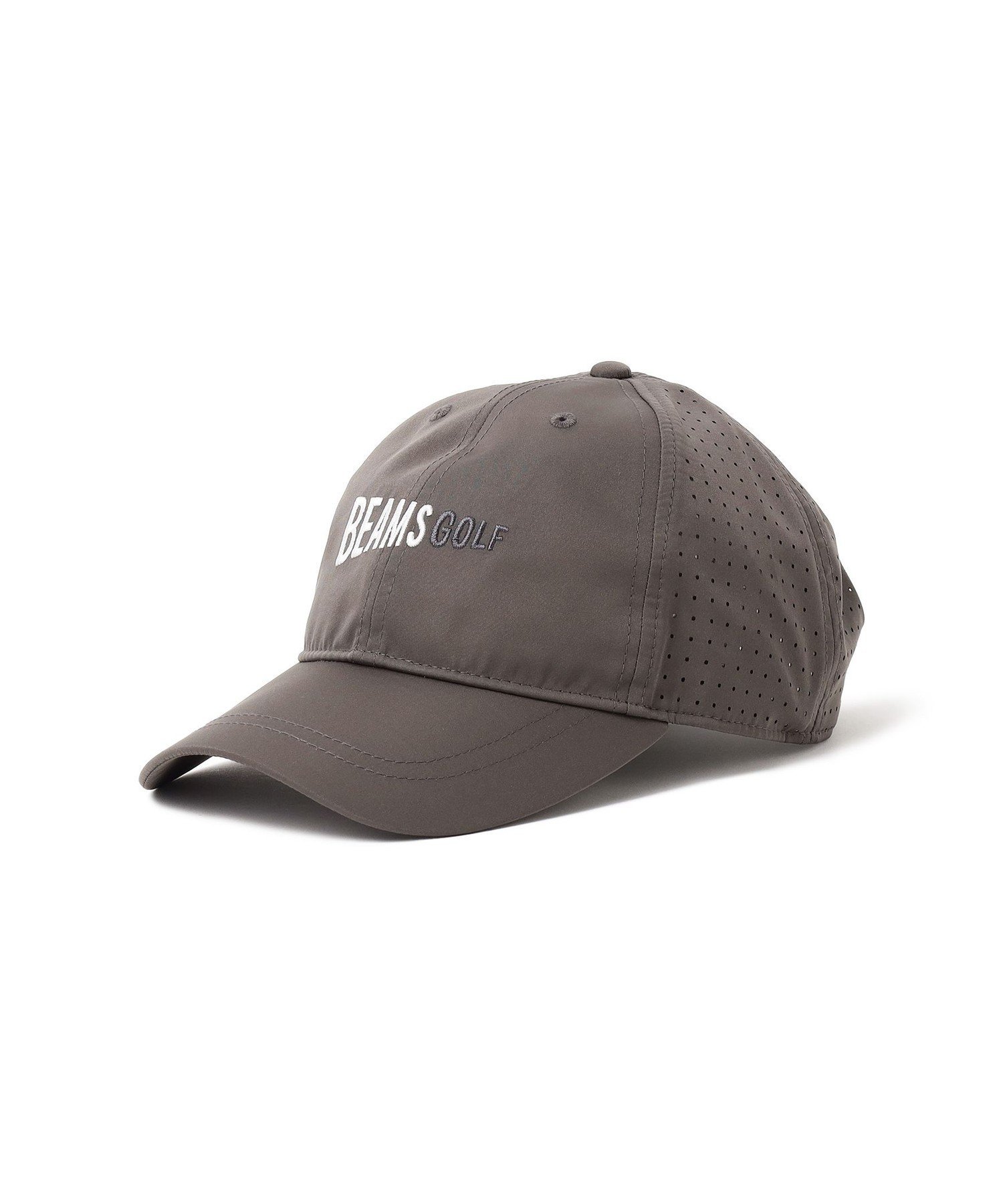 BEAMS GOLF フラッグロゴ パンチング キャップ ビームス ゴルフ 帽子 キャップ ブラック ホワイト【送料無料】