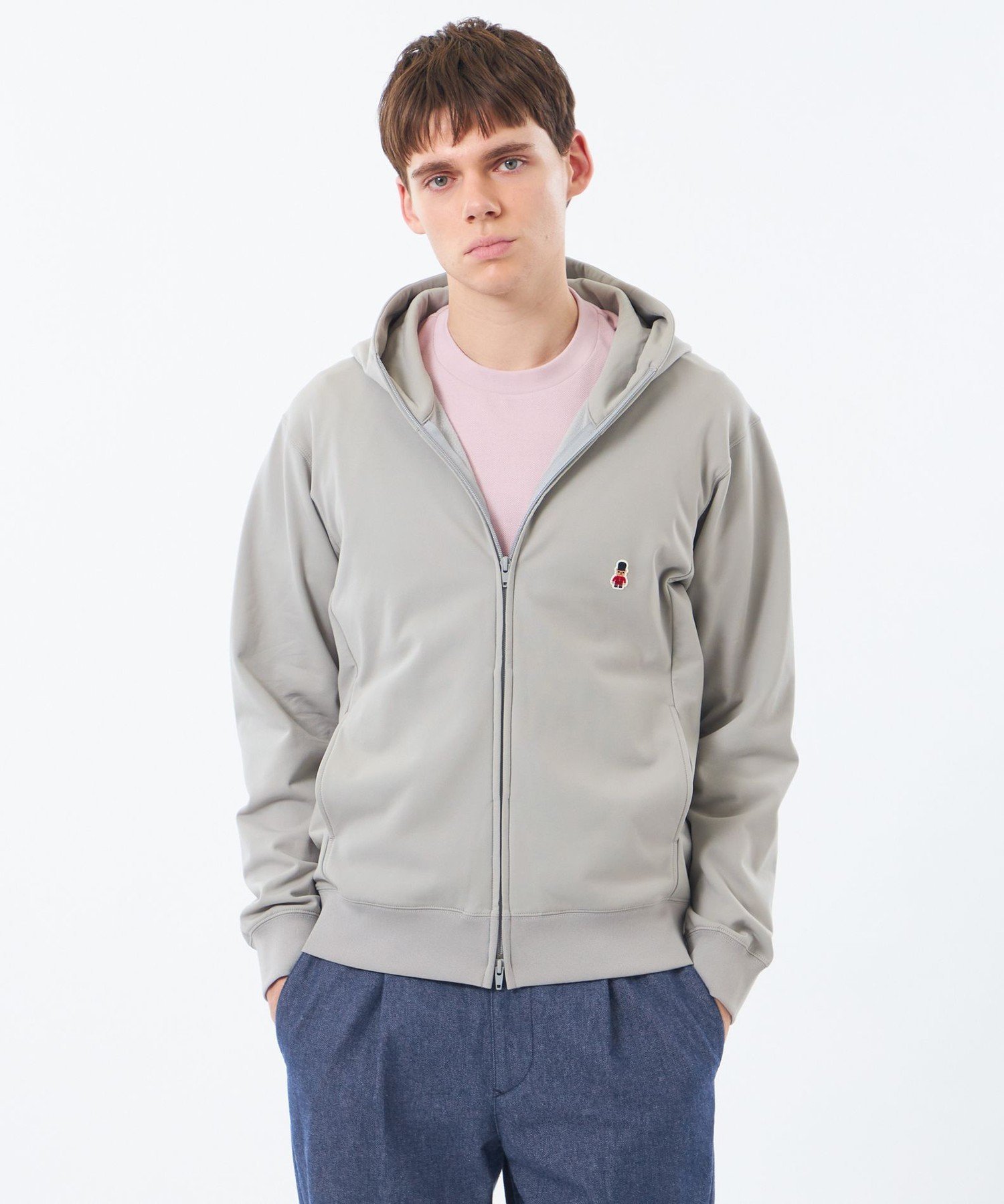 MACKINTOSH PHILOSOPHY バッキンガムベア ライトフリース ジップパーカ マッキントッシュ フィロソフィー ジャケット・アウター ブルゾン・ジャンパー ネイビー【送料無料】