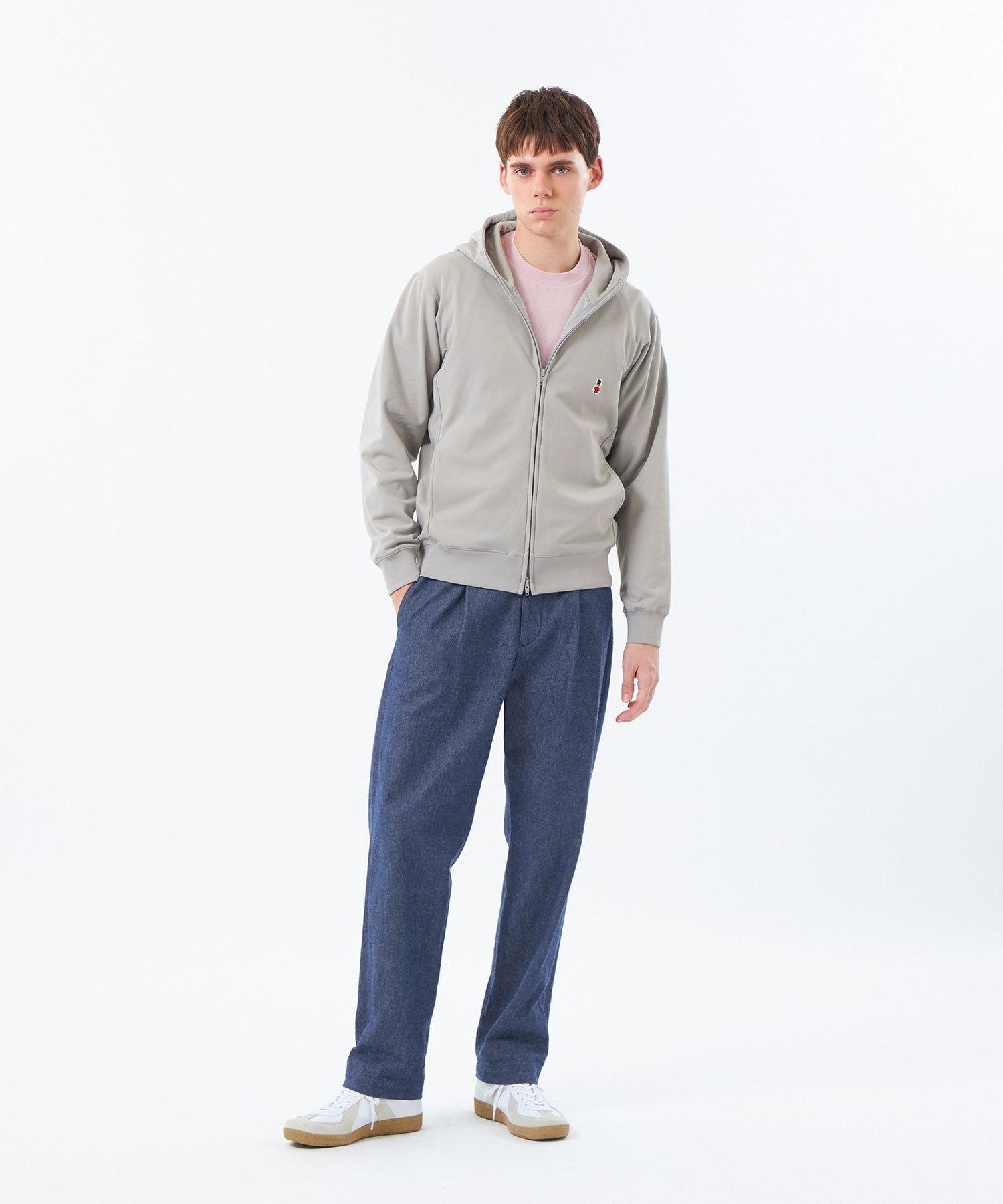 MACKINTOSH PHILOSOPHY バッキンガムベア ライトフリース ジップパーカ マッキントッシュ フィロソフィー ジャケット・アウター ブルゾン・ジャンパー ネイビー【送料無料】