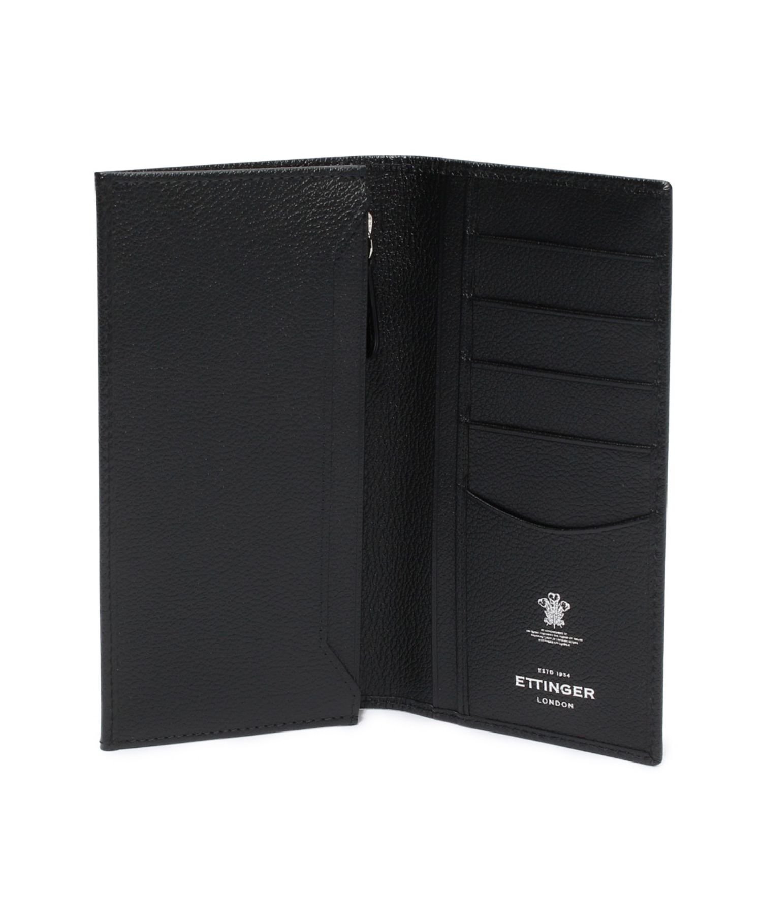 ETTINGER 【公式】CP2112 スリムロングウォレット エッティンガー 財布・ポーチ・ケース 財布 ブラック【送料無料】
