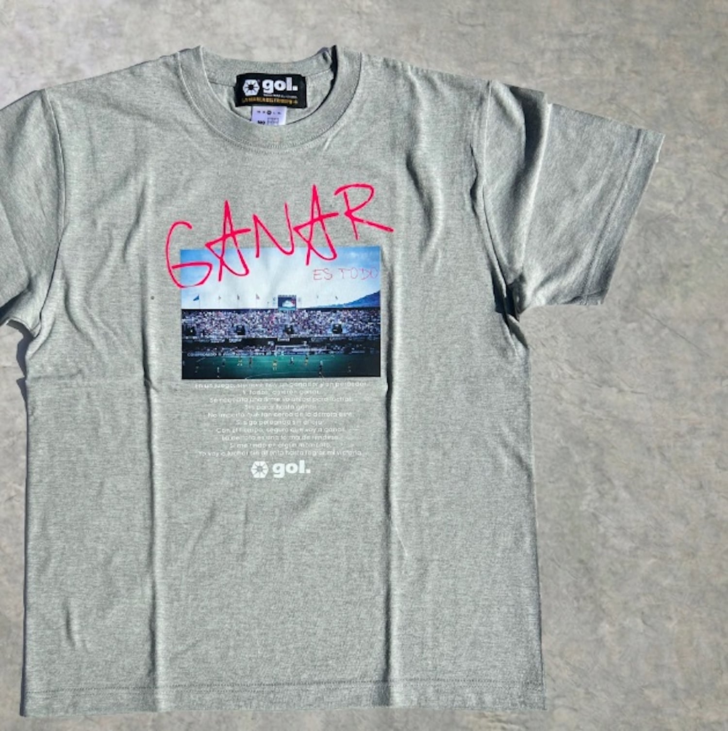 【SALE／10%OFF】gol. (U)ゴル051Tシャツ ゴル トップス カットソー・Tシャツ ホワイト グレー ブラック【送料無料】