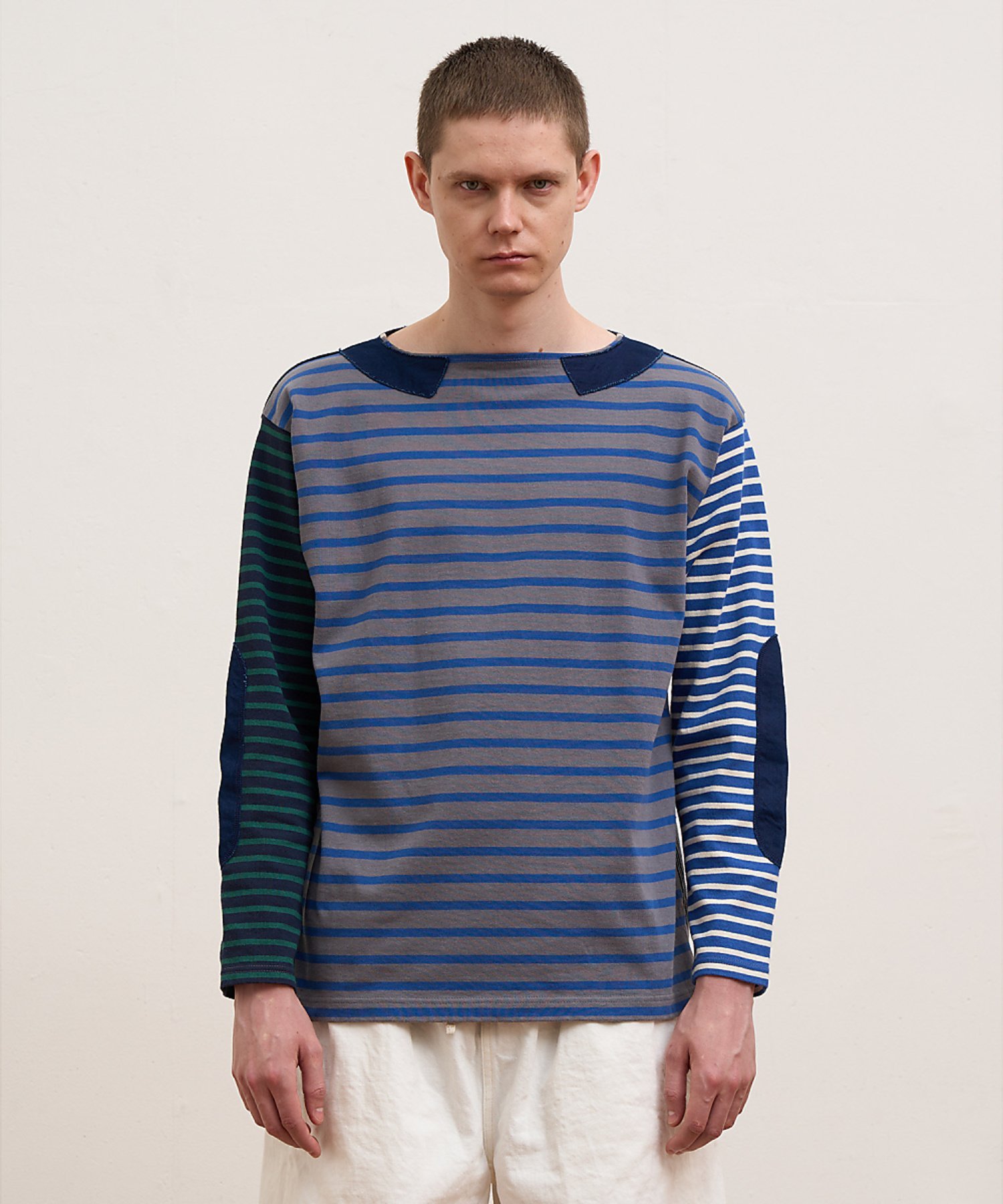 Nigel Cabourn 【公式】ナイジェル・ケーボン / MAN / フィッシャーマンシャツ - クレイ ナイジェル・ケーボン トップス カットソー・Tシャツ【送料無料】