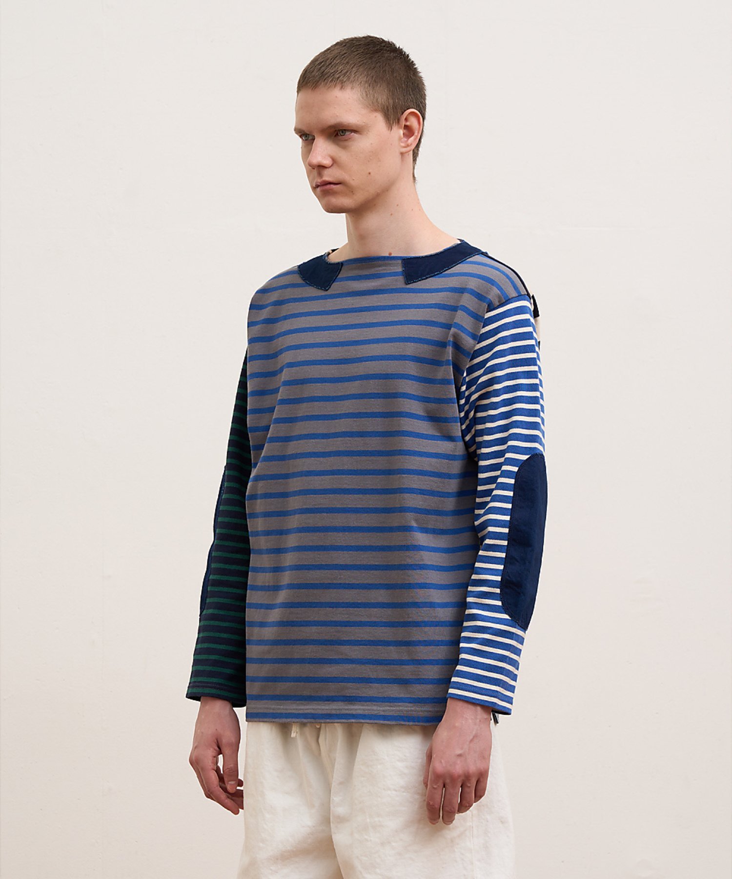 Nigel Cabourn 【公式】ナイジェル・ケーボン / MAN / フィッシャーマンシャツ - クレイ ナイジェル・ケーボン トップス カットソー・Tシャツ【送料無料】