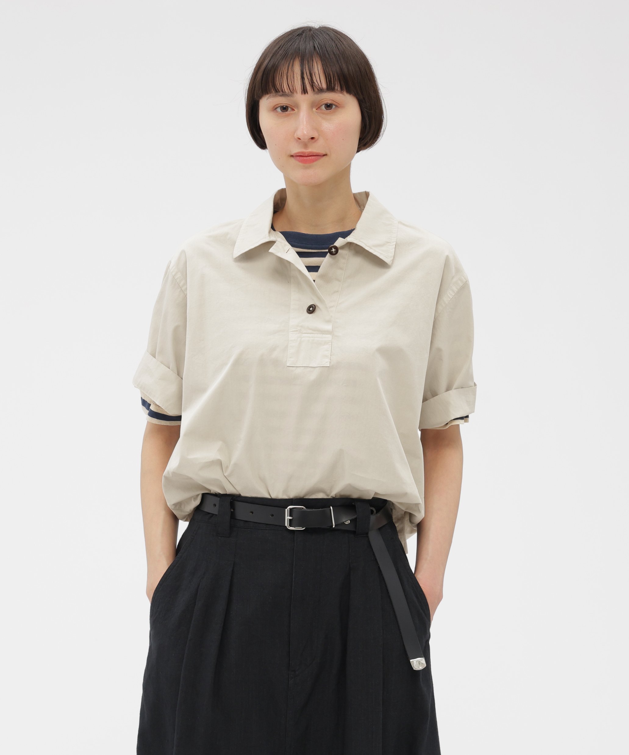MHL. COMPACT COTTON POPLIN SHIRT マーガレット・ハウエル トップス シャツ・ブラウス【送料無料】