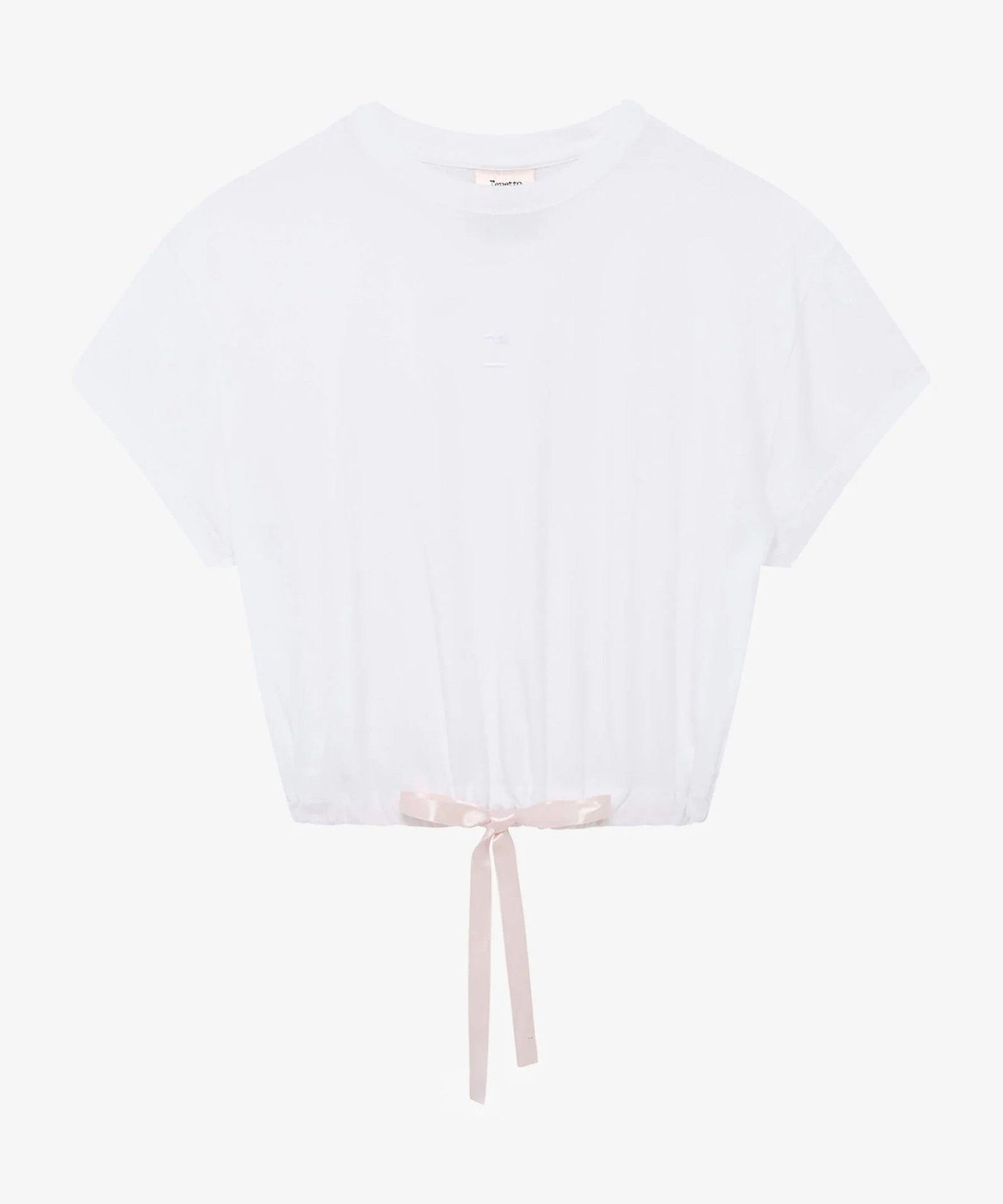 Repetto クロップ トップ w/サテンリボン レペット トップス その他のトップス【送料無料】
