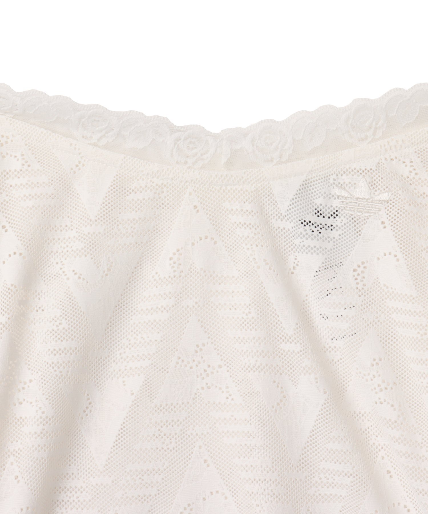 adidas LACE BARDOT TOP クラウドホワイト アトモス トップス カットソー・Tシャツ ホワイト