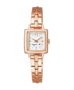 アニエスベー 腕時計（レディース） agnes b. FEMME LM01 WATCH FCSK750 時計 ミニスクエア 限定モデル アニエスベー アクセサリー・腕時計 腕時計 ホワイト【送料無料】