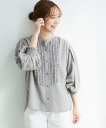 【SALE／20%OFF】le.coeur blanc フロントフリルボリュームスリーブブラウス ル ...