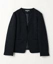 【SALE/30%OFF】a day in the life ラメ ツイードライク キーネックジャケット -セットアップ対応-<A DAY IN THE LIF...