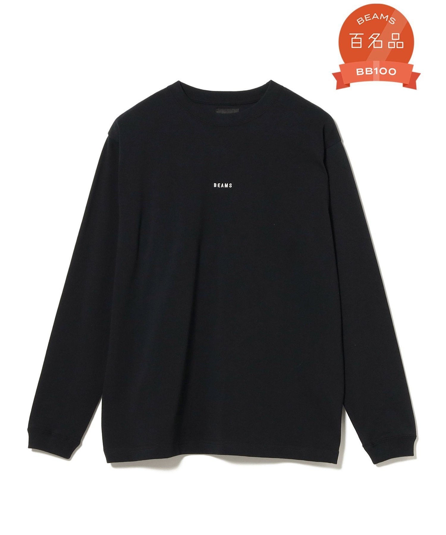 BEAMS ミニロゴ クルーネック Tシャツ ビームス メン トップス カットソー・Tシャツ ホワイト ネイビー ブラック【送料無料】