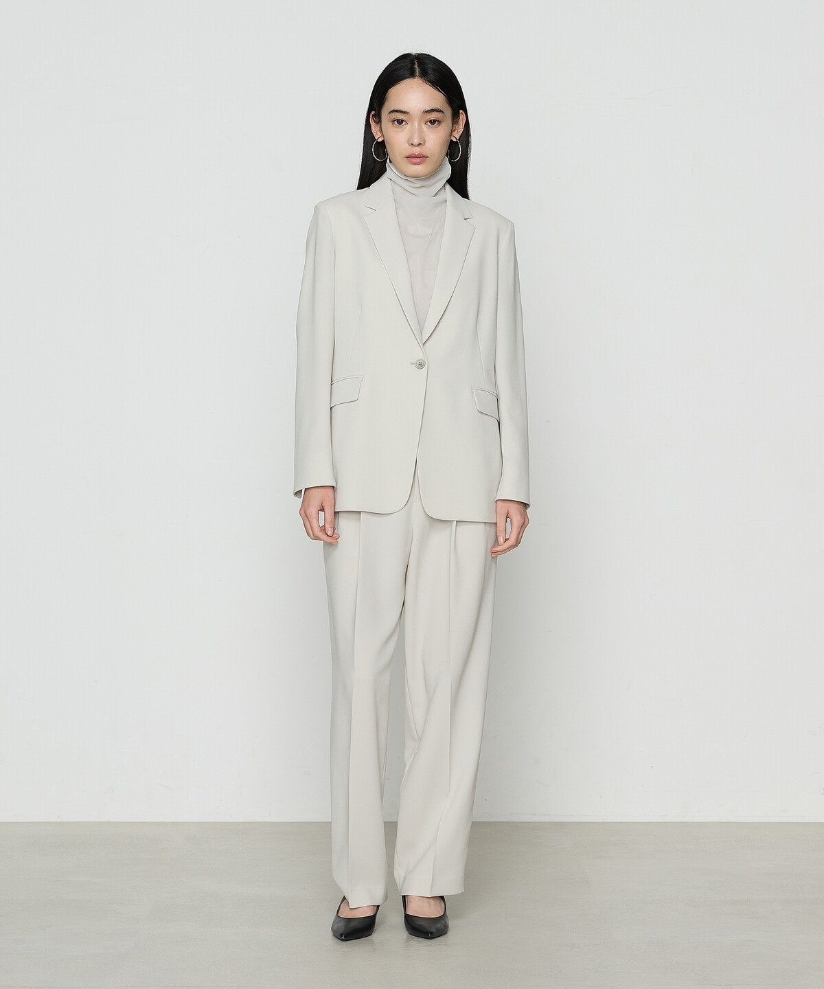 【SALE／50%OFF】COMME CA S-SIZE [ Sサイズ ] 【セットアップ対応】アチェローザダブルクロス テーラードジャケット コムサ スーツ・フォーマル セットアップスーツ ネイビー グリーン【送料無料】
