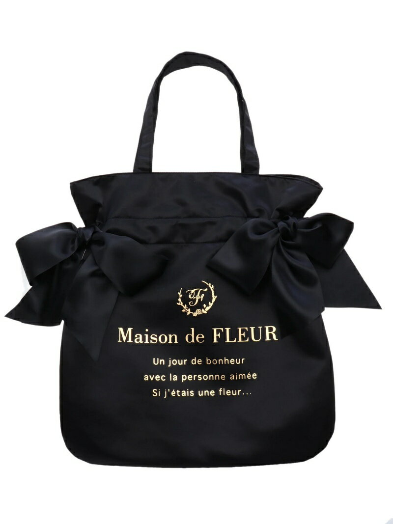 Maison de FLEUR ダブルリボントートバッグ メゾン ド フルール バッグ【送料無料】