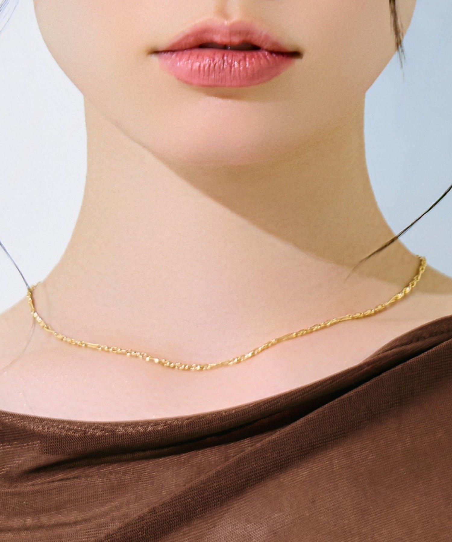 kiehtova kiehtova/NOBLE CHAIN NECKLACE/ノーブル チェーンネックレス KT26 セットアップセブン アクセサリー・腕時計 ネックレス【送料無料】
