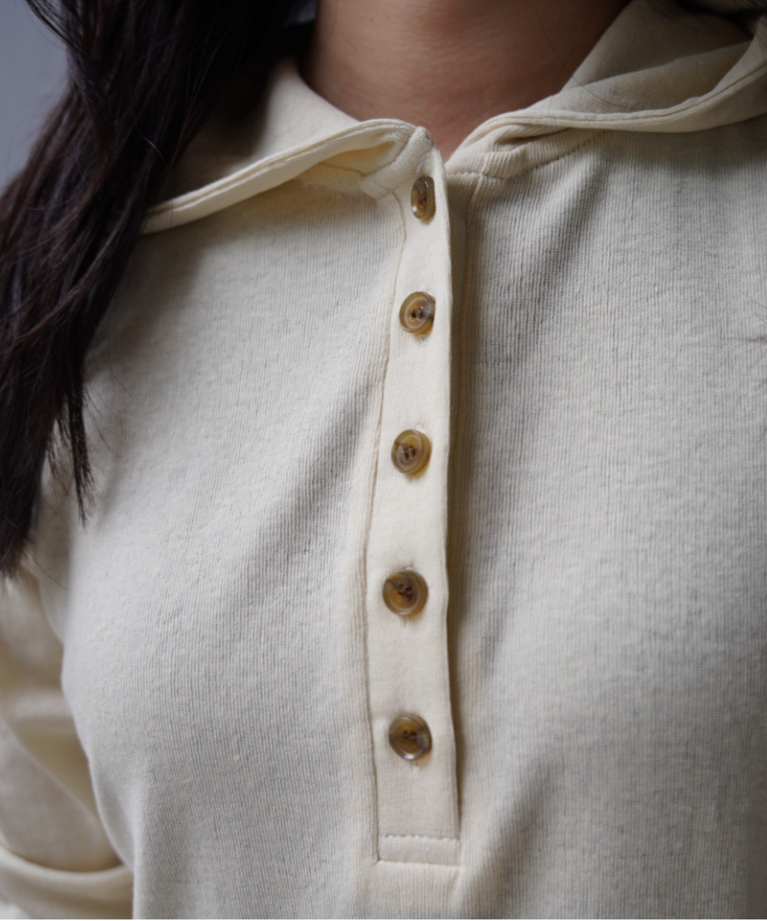 YENN(イエン)HENRY HOODIE LONGTEE ビーセカンド トップス カットソー・Tシャツ ベージュ