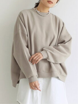 coca 前後差トップス コカ カットソー スウェット ベージュ グレー グリーン ホワイト