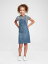【SALE／40%OFF】GAP デニムサロペットスカート (キッズ) ギャップ ワンピース・ドレス その他のワンピース・ドレス ブルー