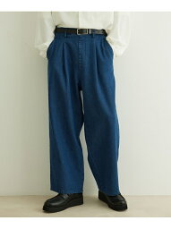 ジュンレッド 服 メンズ JUNRed デニムワイドテーパードパンツ ジュンレッド パンツ ジーンズ・デニムパンツ ネイビー ブルー【送料無料】