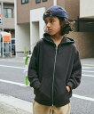PAIRMANON STREET 【PAIRMANON STREET】裏毛 カンガルーポケット付き ジップパーカー ペアマノン トップス パーカー・フーディー ...