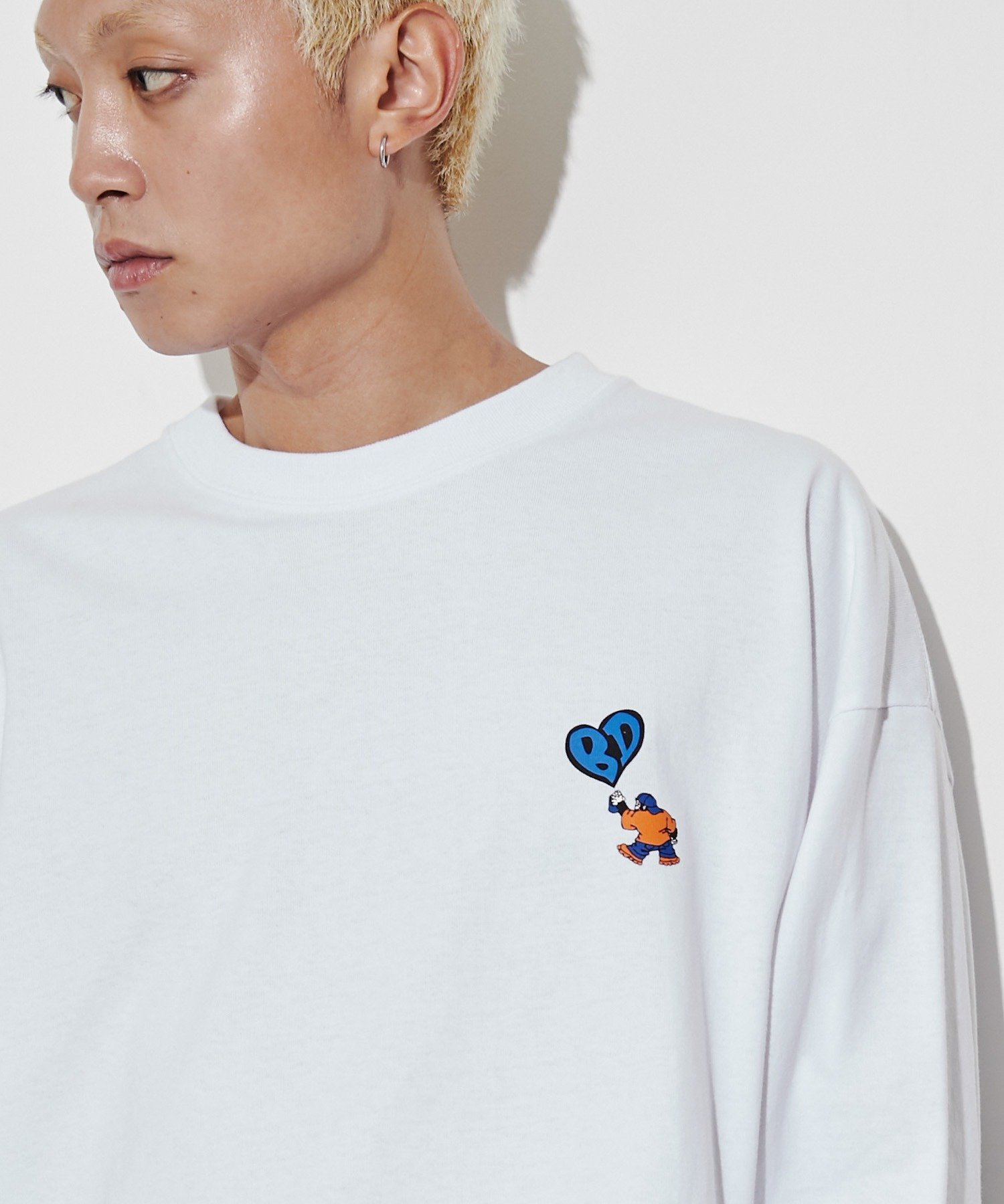 WEGO MEN'S 別注ベンデイビスプランプロゴT(LS) ウィゴー トップス カットソー・Tシャツ ホワイト ブラック グレー【送料無料】のサムネイル