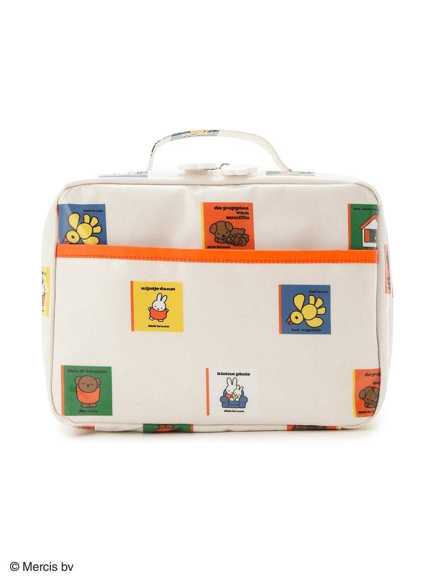 gelato pique 【Dick Bruna】絵本柄おむつポーチ ジェラートピケ マタニティウェア・ベビー用品 マザーズバッグ・おむつポーチ ホワイト ネイビー【送料無料】のサムネイル