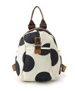 fiore fiore/(W)アークルファッドドットデイパック小 ファッションバッグプラザ ラミー バッグ リュック・バックパック ベージュ【送料無料】